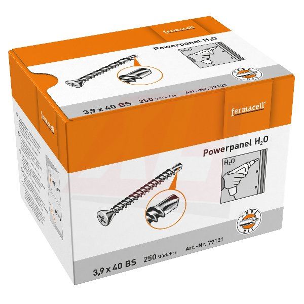 FERMACELL POWERPANEL H2O SCHROEVEN 3,9X40 MM M. BOORPUNT | PAK