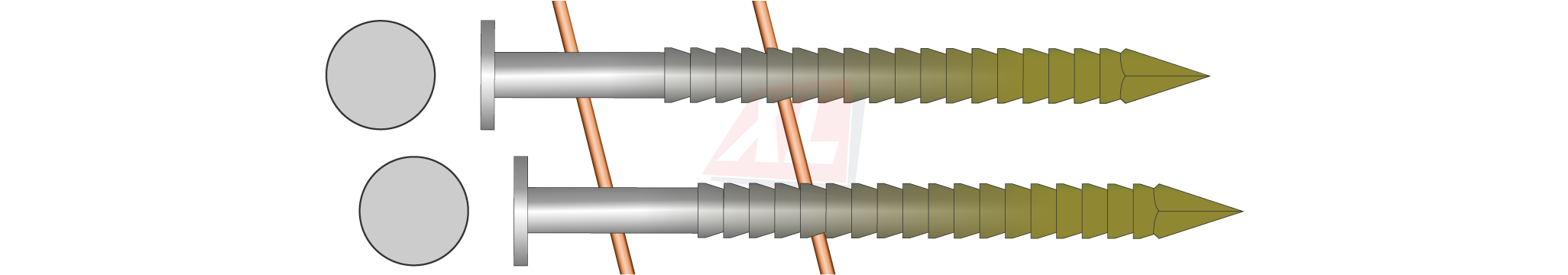 PK ACHTERHOUT NAGEL 15º ROL 2,5 X 55MM VERZINKT ONGEKLEURD