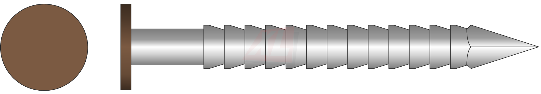 PK NAGEL VOOR RP DOOS Ø 6,0MM 2,9 X 32MM INOX A4 RAL XXXX
