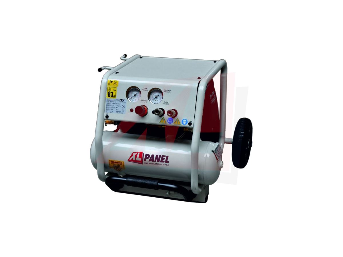 10 BAR XL-COMPRESSOR [SILENT 20 LTR - 240 LTR./MIN- 2 PK] OLIELOOS